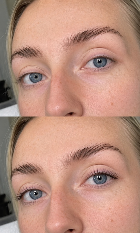 Lash transformation before and after