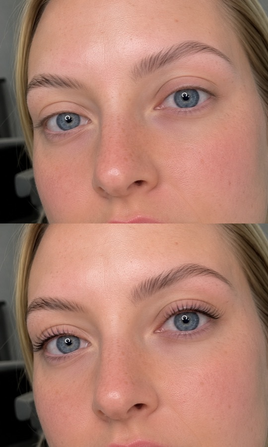 Lash transformation before and after