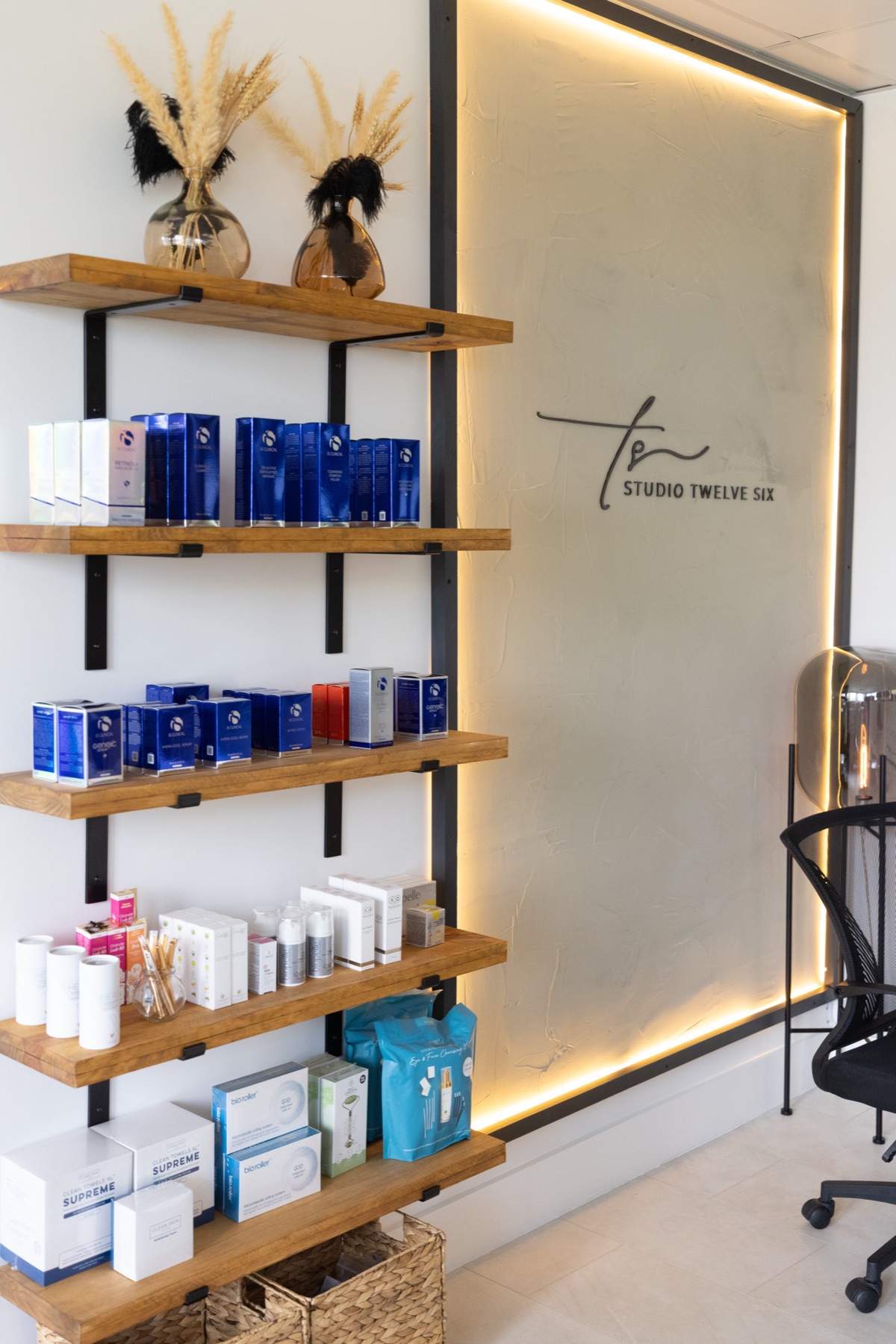 Studio Twelve Six product shelves